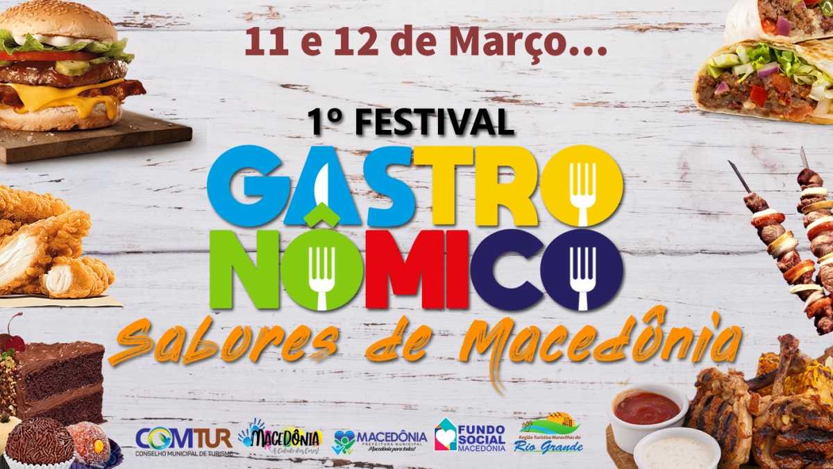 FESTIVAL GASTRONÔMICO É NESTE FIM DE SEMANA EM MACEDÔNIA